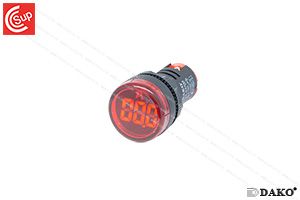 DAKO AD22-22AM-R AMP INDICATOR (RED) 22 mm.