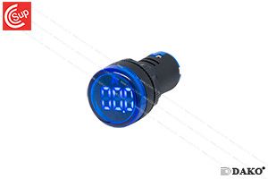DAKO AD22-22AM-H AMP INDICATOR (BLUE) 22 mm.