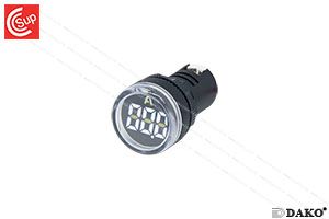 DAKO AD22-22AM-W AMP INDICATOR (WHITE) 22 mm.