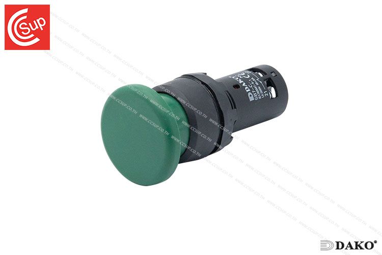 DAKO SB7-CCG5 MUSHROOM HEAD MOMENTARY 1NO 1NC (GREEN)