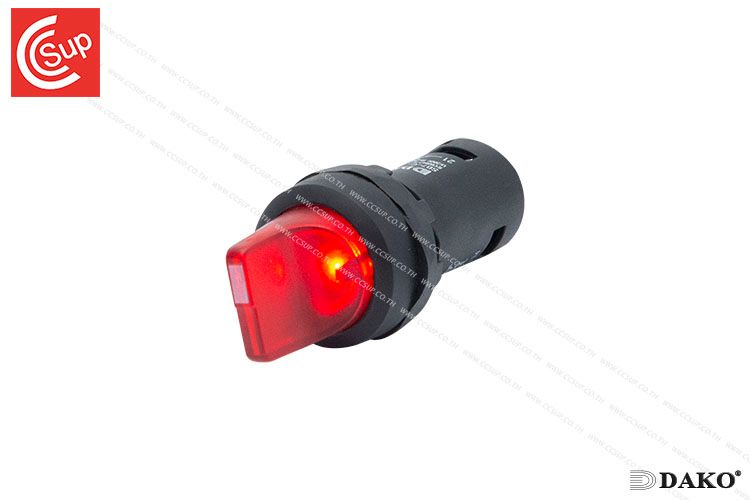 DAKO SB7-CK2R65-24 ILLUMINATED KNOB OPERATION 24V (RED)