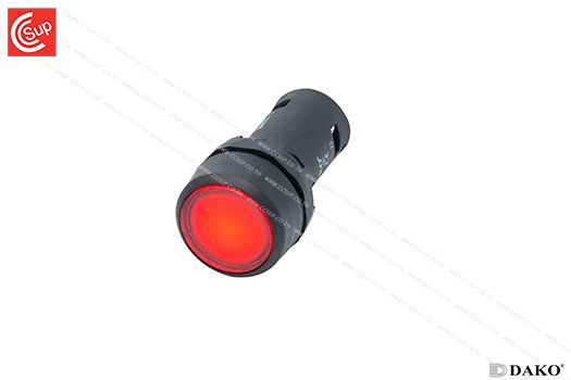 DAKO SB7-CW3R65-12 ILLUMINATED FLUSHED MOMENTARY 12V (RED)