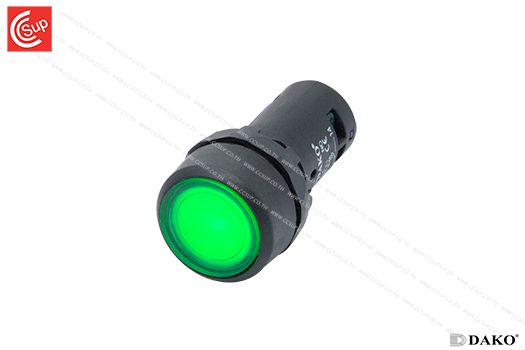 DAKO SB7-CW3G65-220 ILLUMINATED FLUSHED MOMENTARY 220V (GREEN)