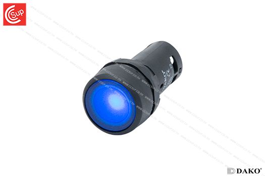 DAKO SB7-CW3H65-220 ILLUMINATED FLUSHED MOMENTARY 220V (BLUE)