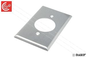 DAKO CP-2S355  COVER PLATE WITH JAPANESE RECEPTICAL STANDARD SCREW
