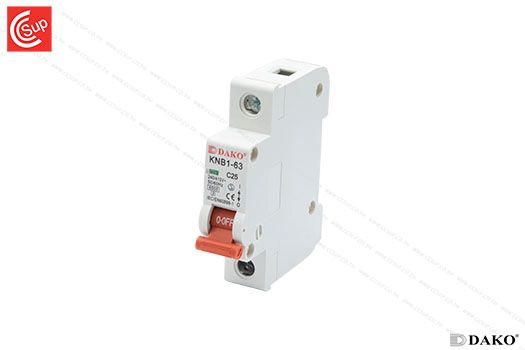 DAKO KNB1-63 1P 25A  Miniature Ciruit Breaker (MCB)