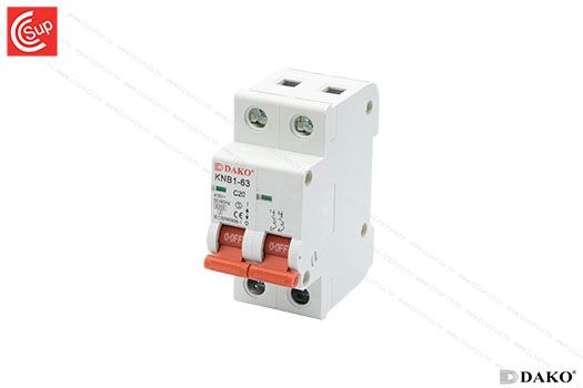 DAKO KNB1-63 2P 20A  Miniature Ciruit Breaker (MCB)