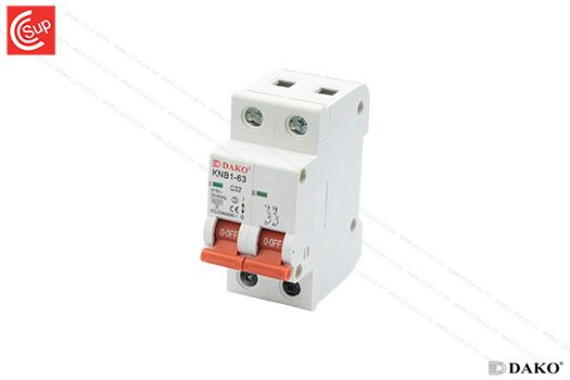 DAKO KNB1-63 2P 32A Miniature Ciruit Breaker (MCB)
