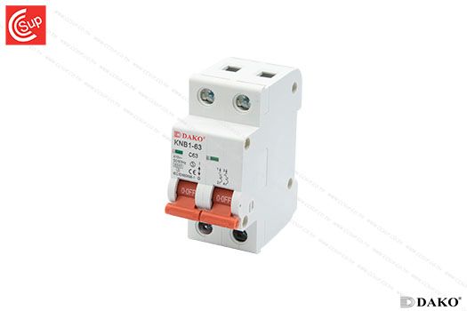DAKO KNB1-63 2P 63A Miniature Ciruit Breaker (MCB)