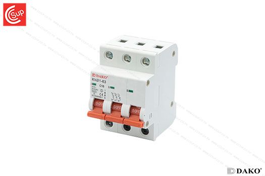 DAKO KNB1-63 3P 16A  Miniature Ciruit Breaker (MCB)