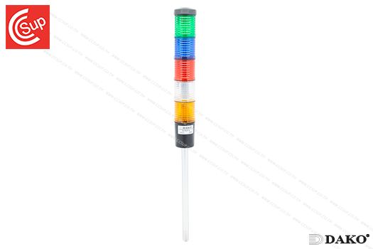 DAKO DLT5-5T-A LED WARNING LIGHT 5 Layer GREEN-BLUE-RED-WHITE-YELLOW (no sound)