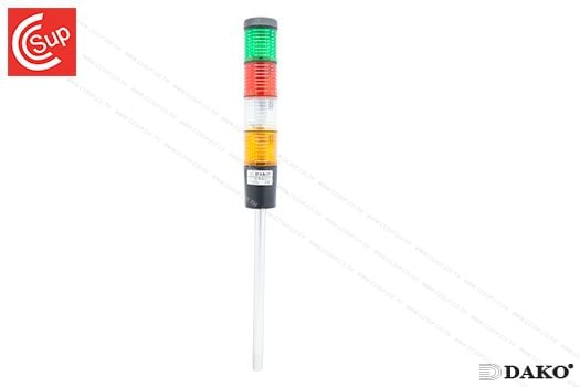 DAKO DLT5-4U-A LED WARNING LIGHT 4 Layer GREEN-RED-WHITE-YELLOW (BUZZER)