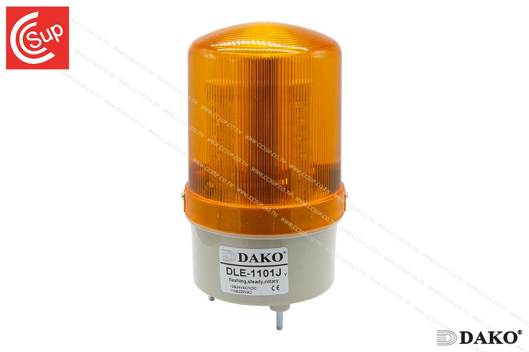 DAKO DLE-1101J YELLOW Warning Light LED (With Buzzer) 12-220V