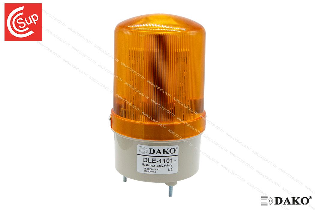 DAKO DLE-1101 YELLOW Warning Light LED 12-220V