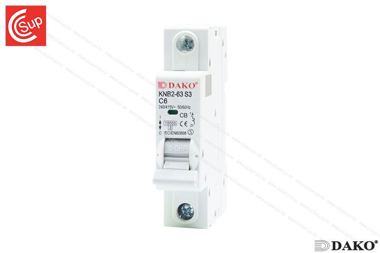 DAKO KNB2-63 S3 1P 25A Miniature Ciruit Breaker (MCB)