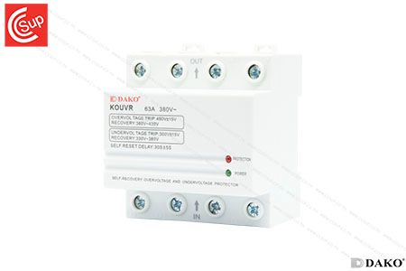 DAKO KOUVR 4P 63A Over and under voltage protector