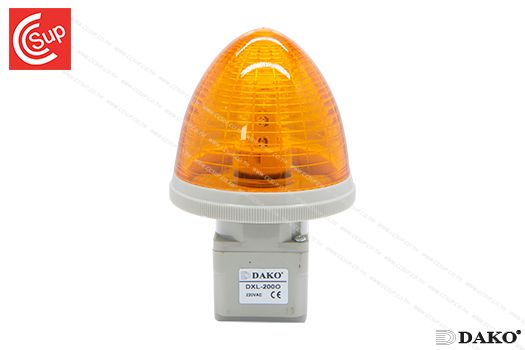 DAKO DXL-100O DOME SHAPE PILOT LAMPS 80 mm. LED 110V (Orange)