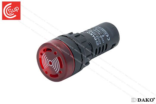 DAKO AD22MR-R012 PILOT LAMP 12V (RED) 22 mm.